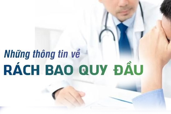 Những thông tin về rách bao quy đầu ở nam giới