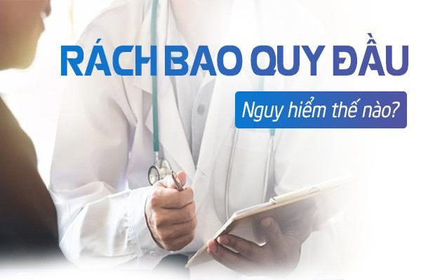 Rách bao quy đầu nguy hiểm như thế nào?