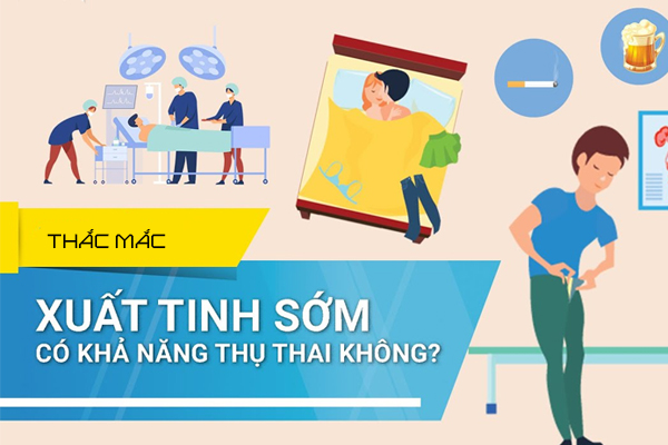 Xuất tinh sớm có thai không?